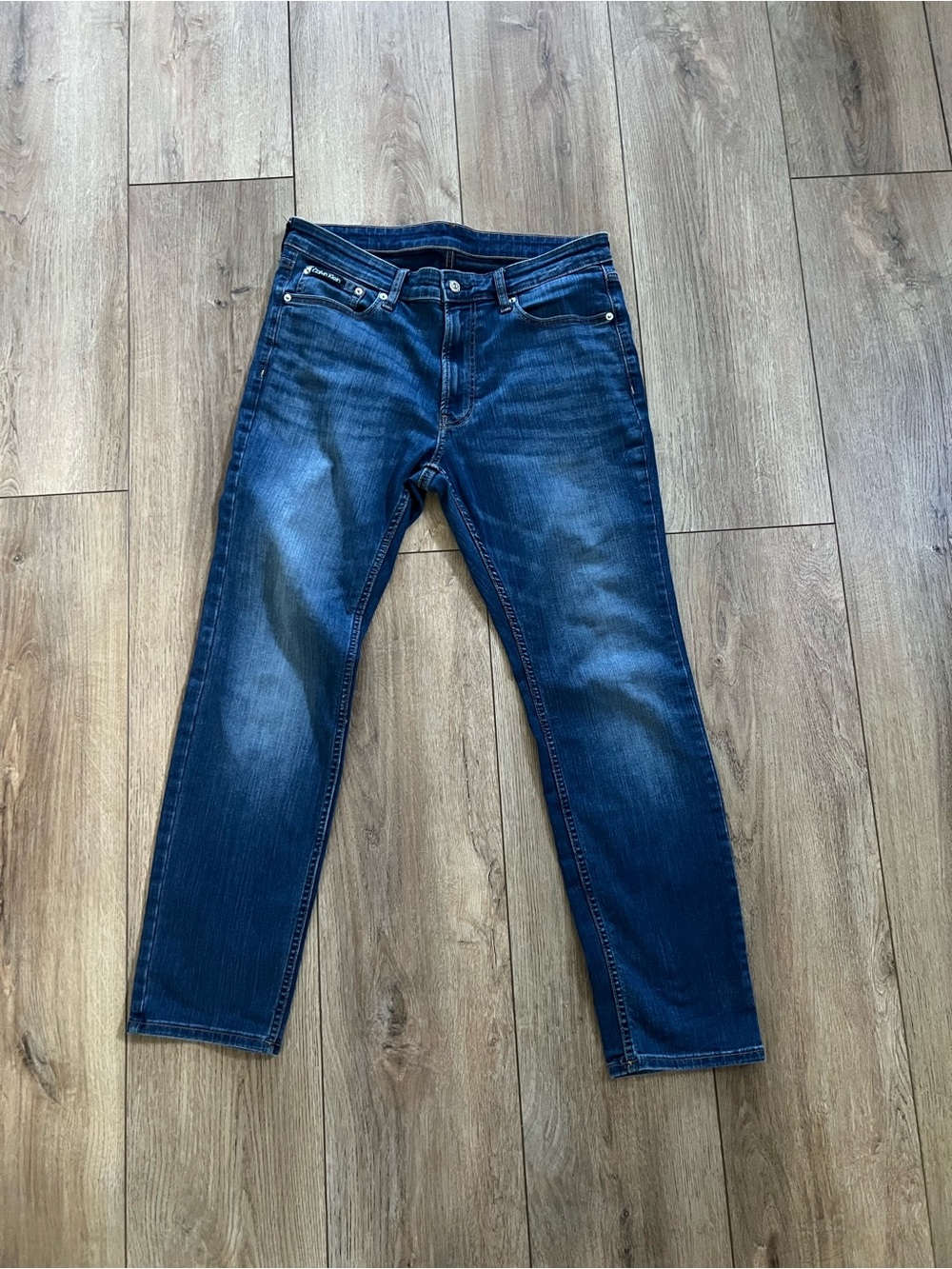 Calvin Klein Indigo Slim Straight Jeans